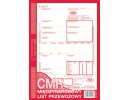800-3N CMR - międzynarodowy list przewozowy (numerowany), 5 kopii A4